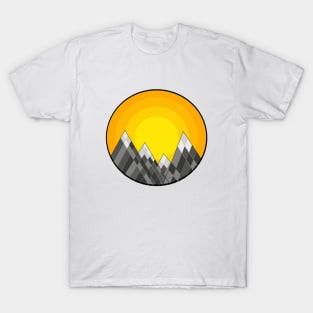 Sun set mountain T-Shirt